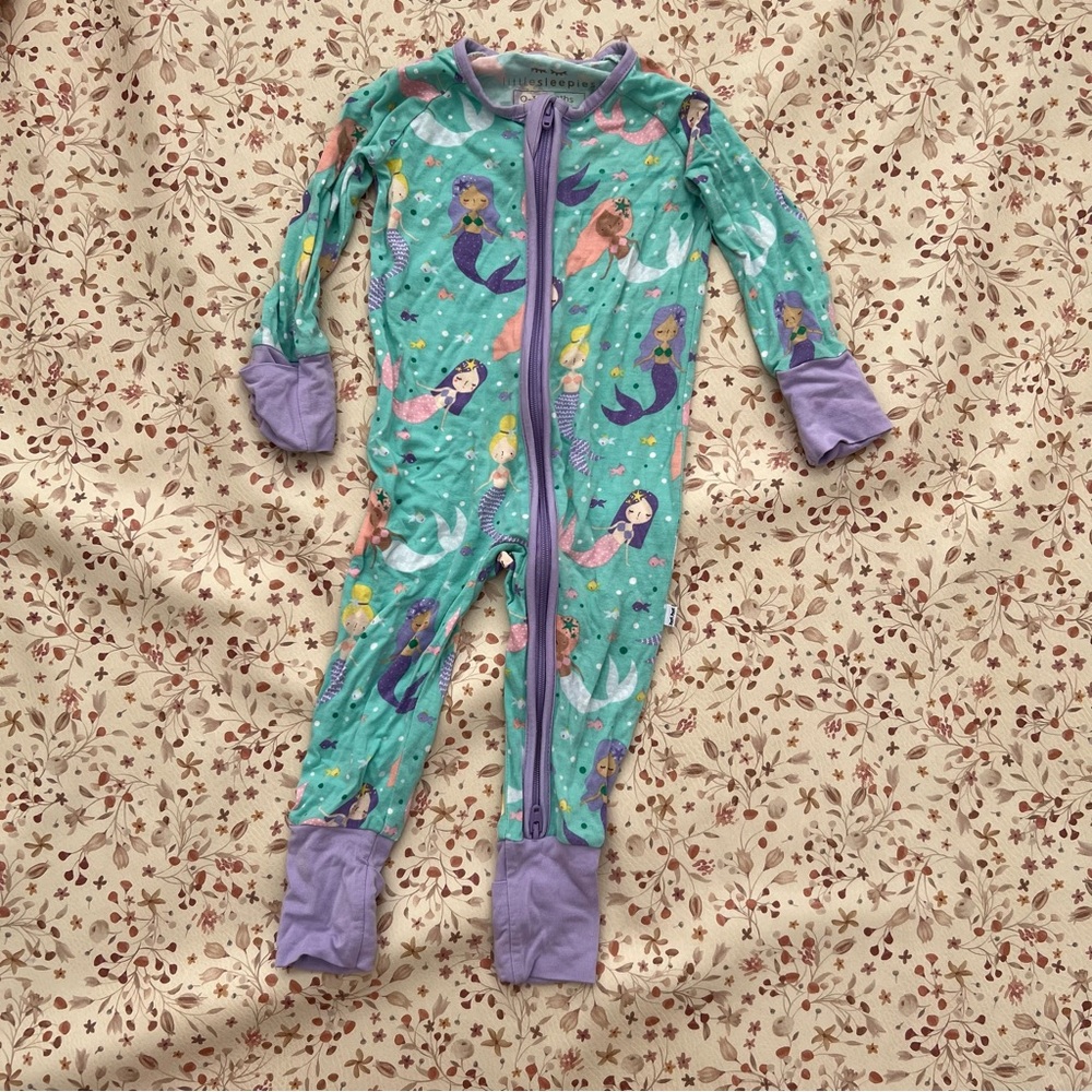 Little Sleepies Mermaid Magic Zippy 0-3m